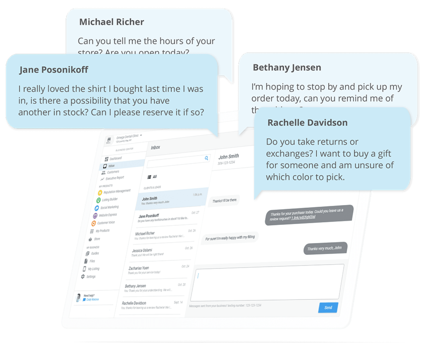 centralized lead generation management inbox with ai chatbot